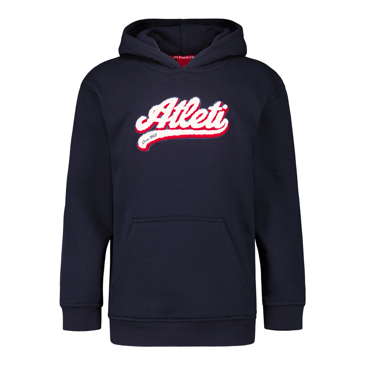 Kids Atleti Navy Terry Hoodie image number null